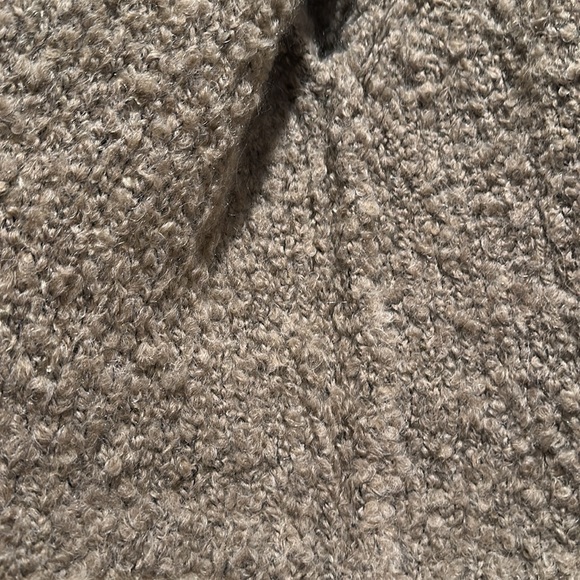 LO. RI. Sweater Made in Italy cropped style bolero shrug open front - Picture 6 of 12